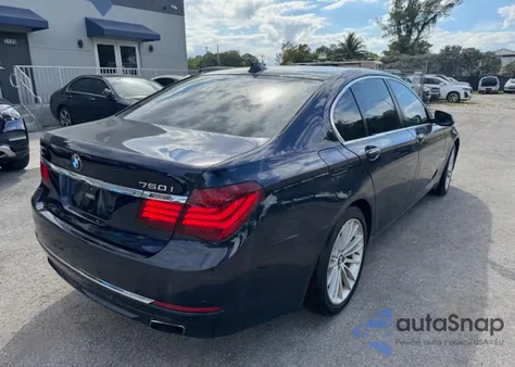 2015 BMW 750 Xi from USA, damaged, VIN WBAYB6C5XFD965910